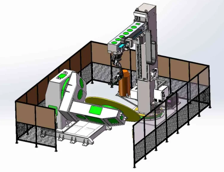 Роботизированные ячейки с позиционерами