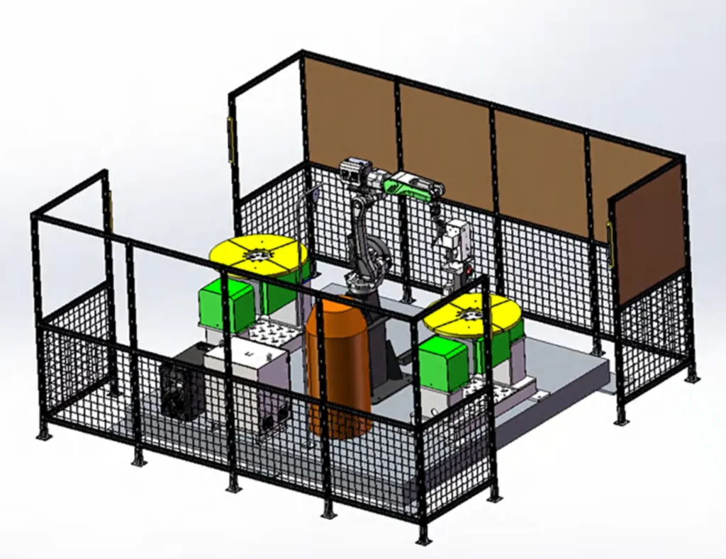 Роботизированные ячейки с позиционерами