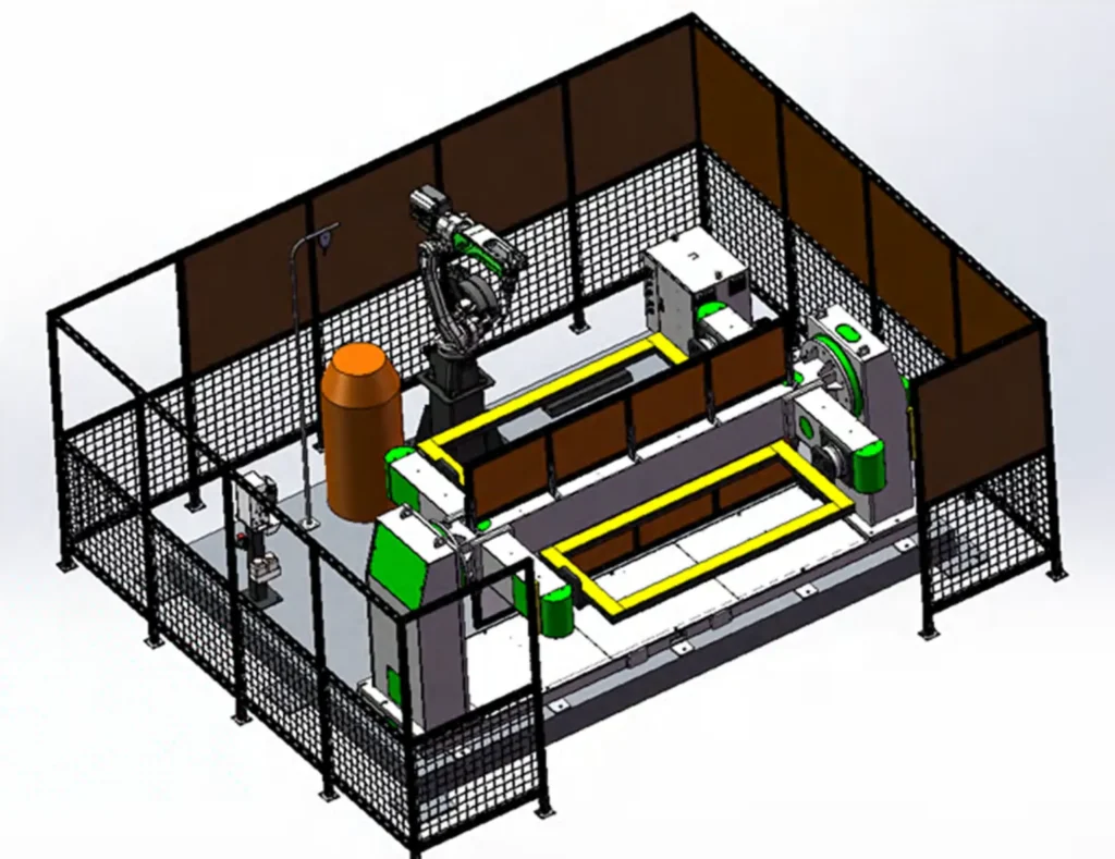 Роботизированные ячейки с позиционерами