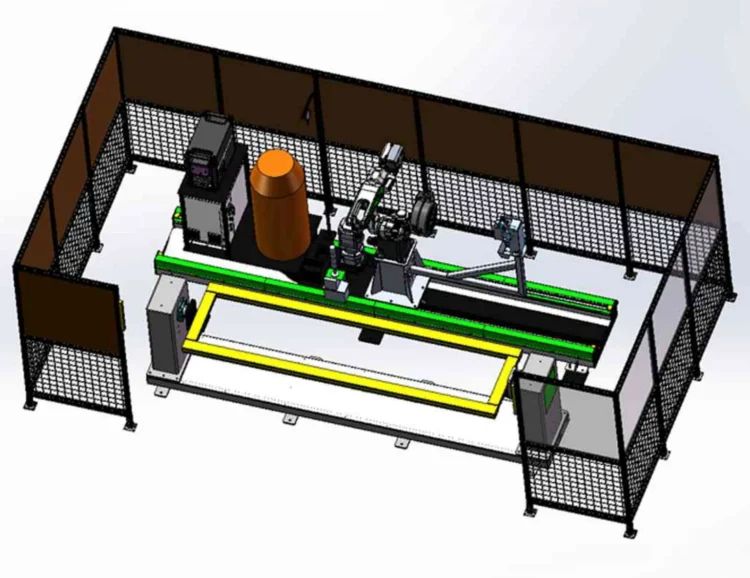Роботизированные ячейки с позиционерами