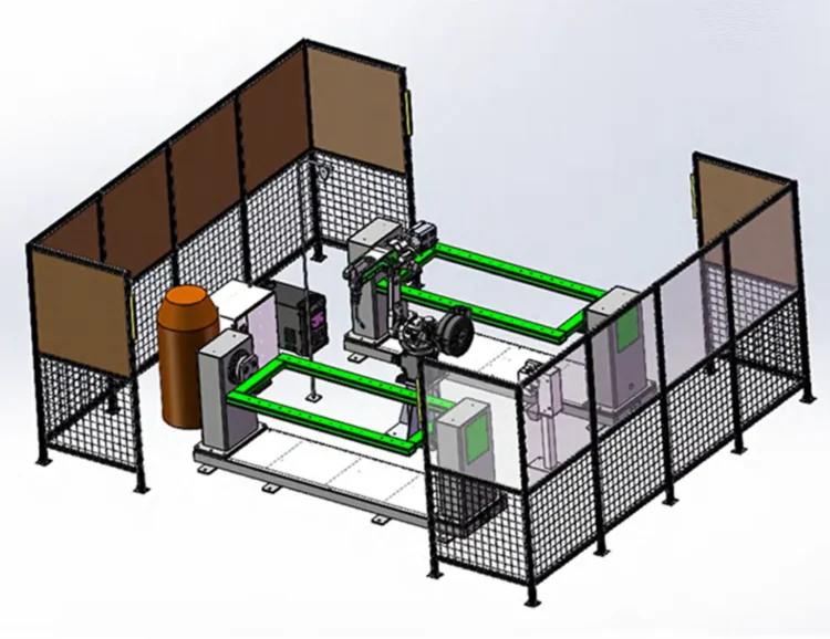 Роботизированные ячейки с позиционерами