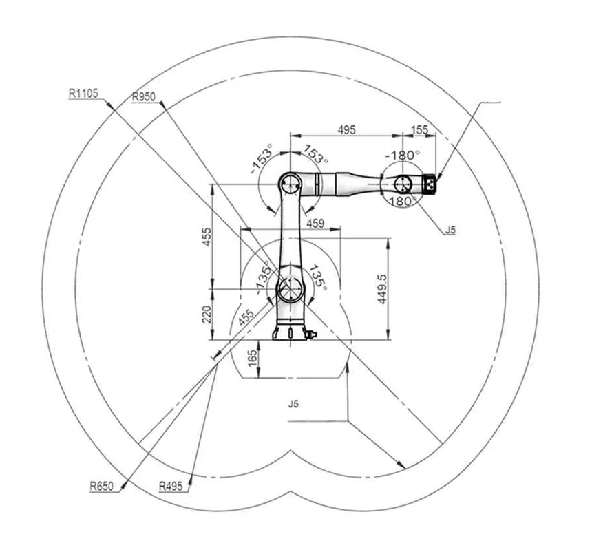 Коллаборативный робот Robotmeta RM 11004 C