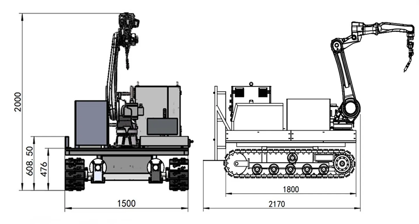 Самоходный сварочный трактор RobotMeta
