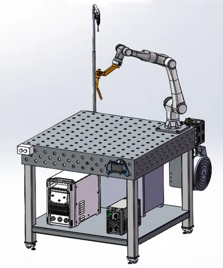 Сварочная ячейка с коллаборативным роботом
