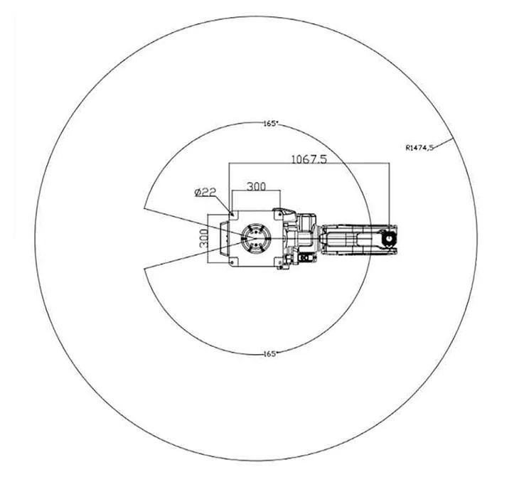 Промышленный сварочный робот Robotmeta RM 1880/25 HW