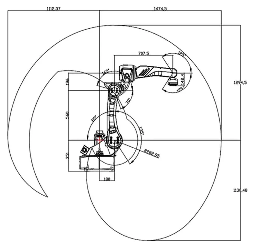 Промышленный сварочный робот Robotmeta RM 1470/10 HW